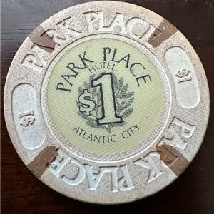 PARK PLACE ATLANTIC CITY CHIP.